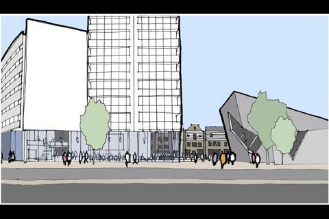 Design Engine masterplan for London Met in Holloway 